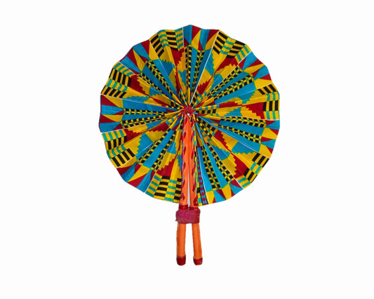 African  Print Fan